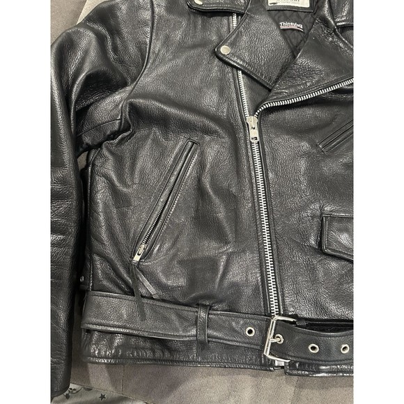 Open Road for Wilsons L men’s leather jacket motorcycle multi pocket western - Picture 6 of 12